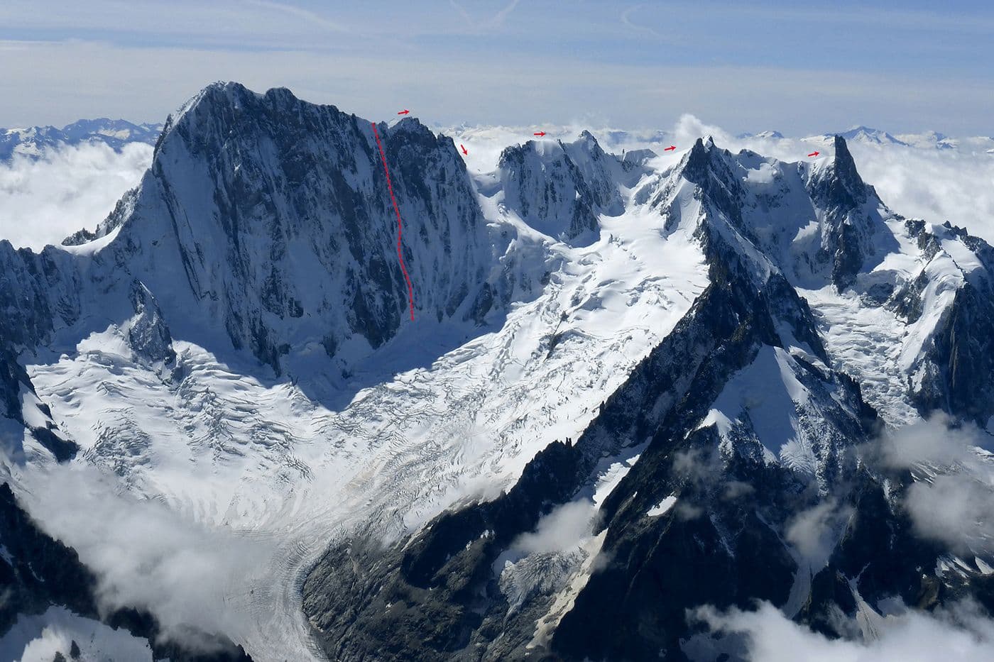 Solos Faces Nord Cervin Grandes Jorasses Grand Pilier d'Angle — photo 20