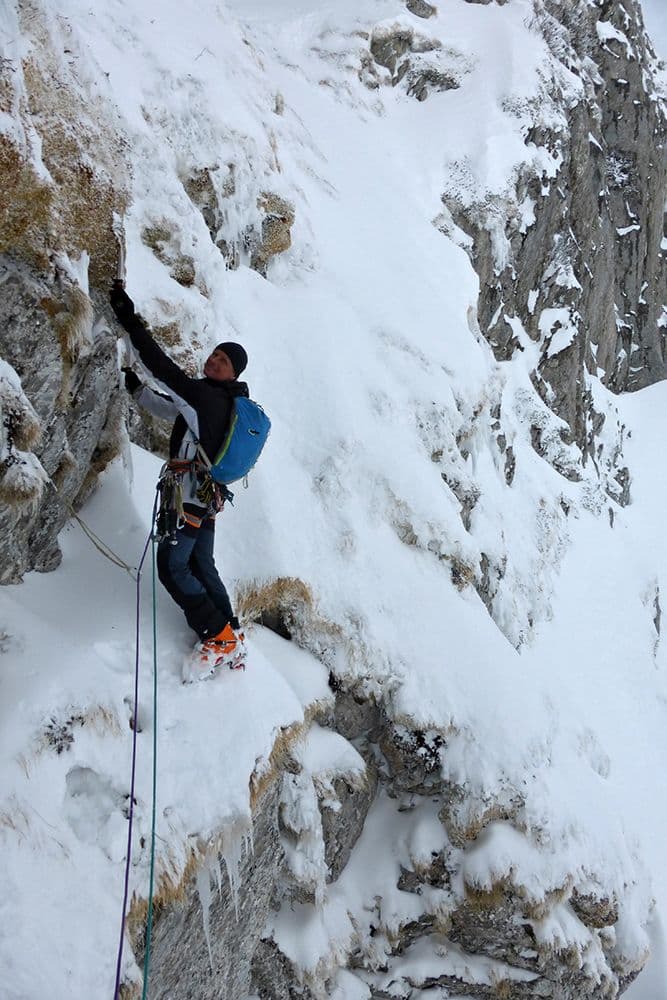 Dry Toofing Alpinisme Mixte Crête de Coos Moule de Jaut Vallée Ossau — photo 10