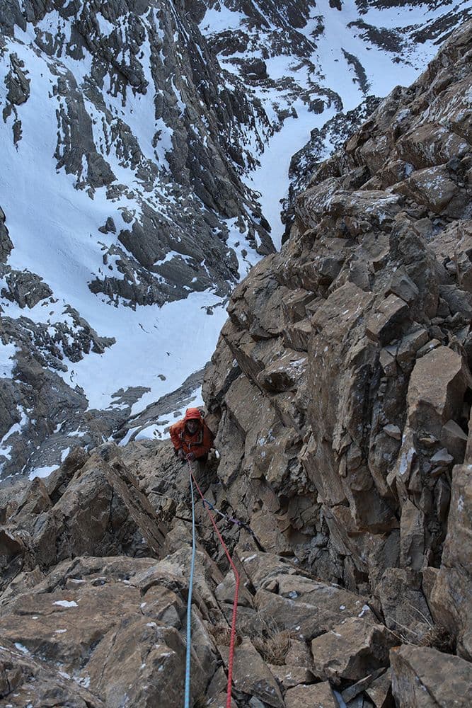 Diedro Serenidad Peña Telera Ascension Hivernale — photo 7