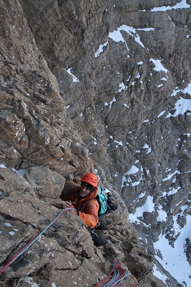 Diedro Serenidad Peña Telera Ascension Hivernale — photo 8