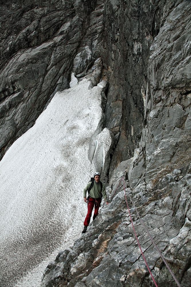 Face Nord Piton Carré Voie Ravier — photo 2