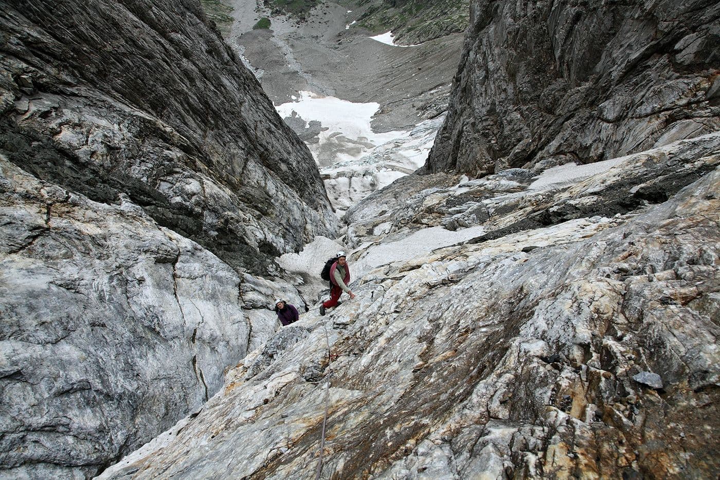 Face Nord Piton Carré Voie Ravier — photo 3