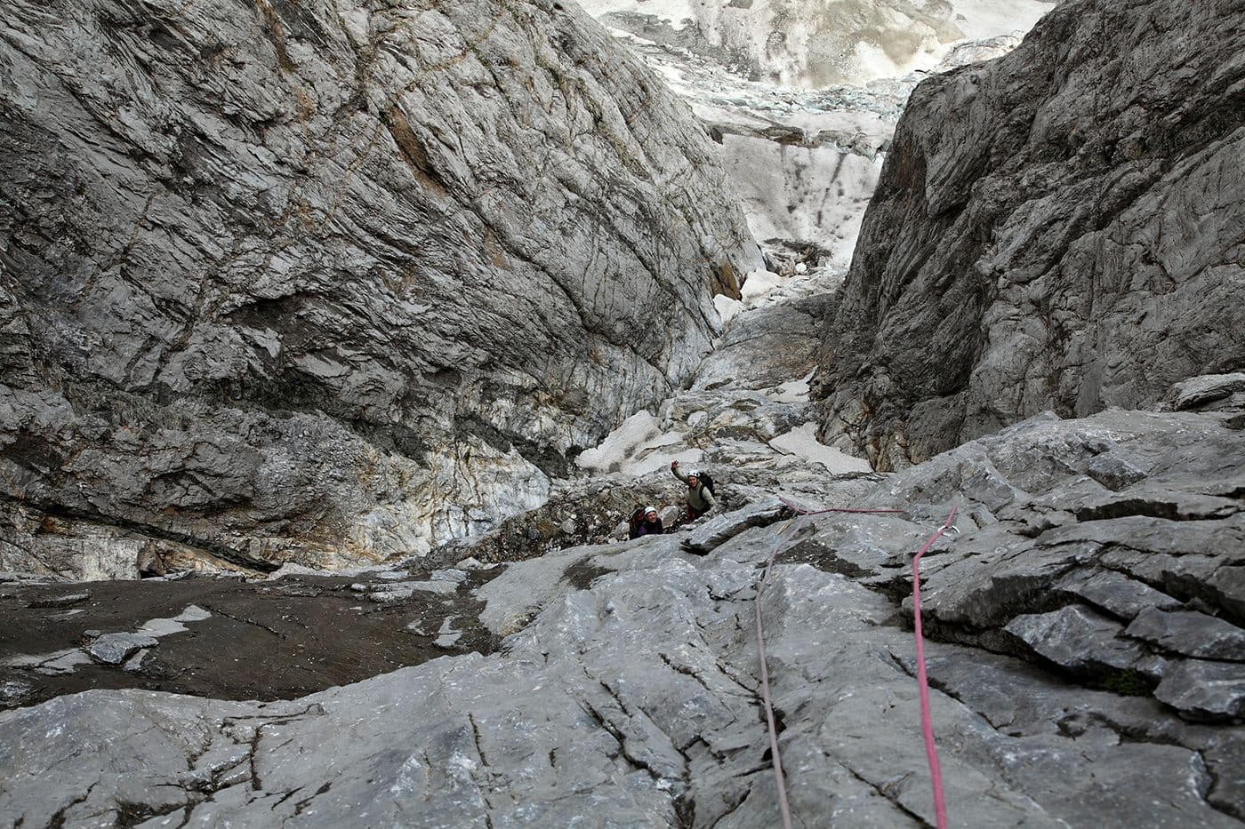 Face Nord Piton Carré Voie Ravier — photo 4