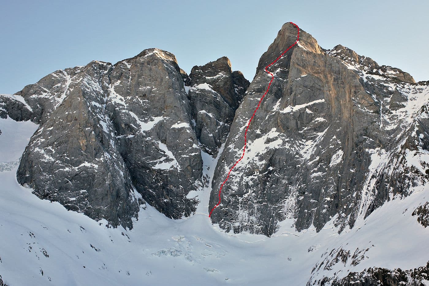 Ascension Face Nord Classique Vignemale Hiver