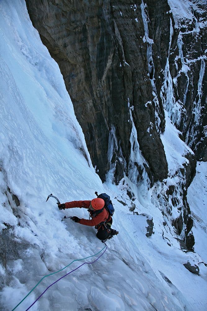 Gavarnie Montée Trois Étages Hiver Sortie Casque du Marboré — photo 2