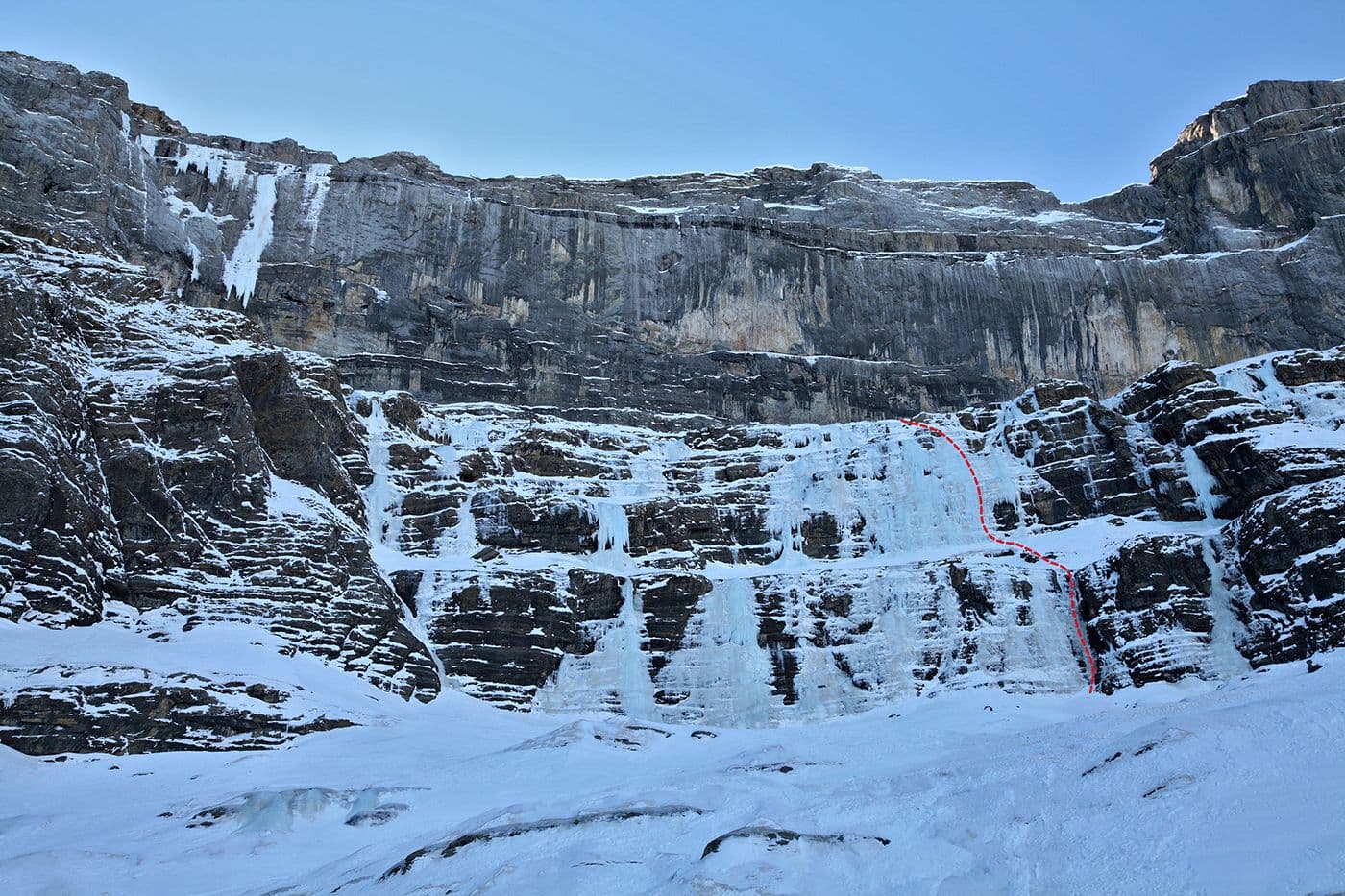 Gavarnie Montée Trois Étages Hiver Sortie Casque du Marboré — photo 4