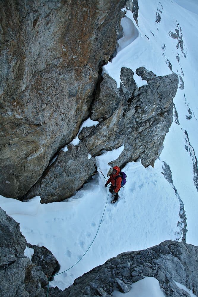 Gavarnie Montée Trois Étages Hiver Sortie Casque du Marboré — photo 11