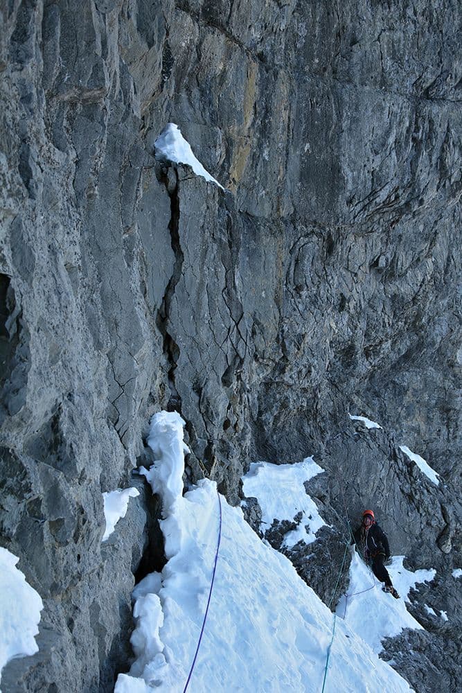 Gavarnie Montée Trois Étages Hiver Sortie Casque du Marboré — photo 12