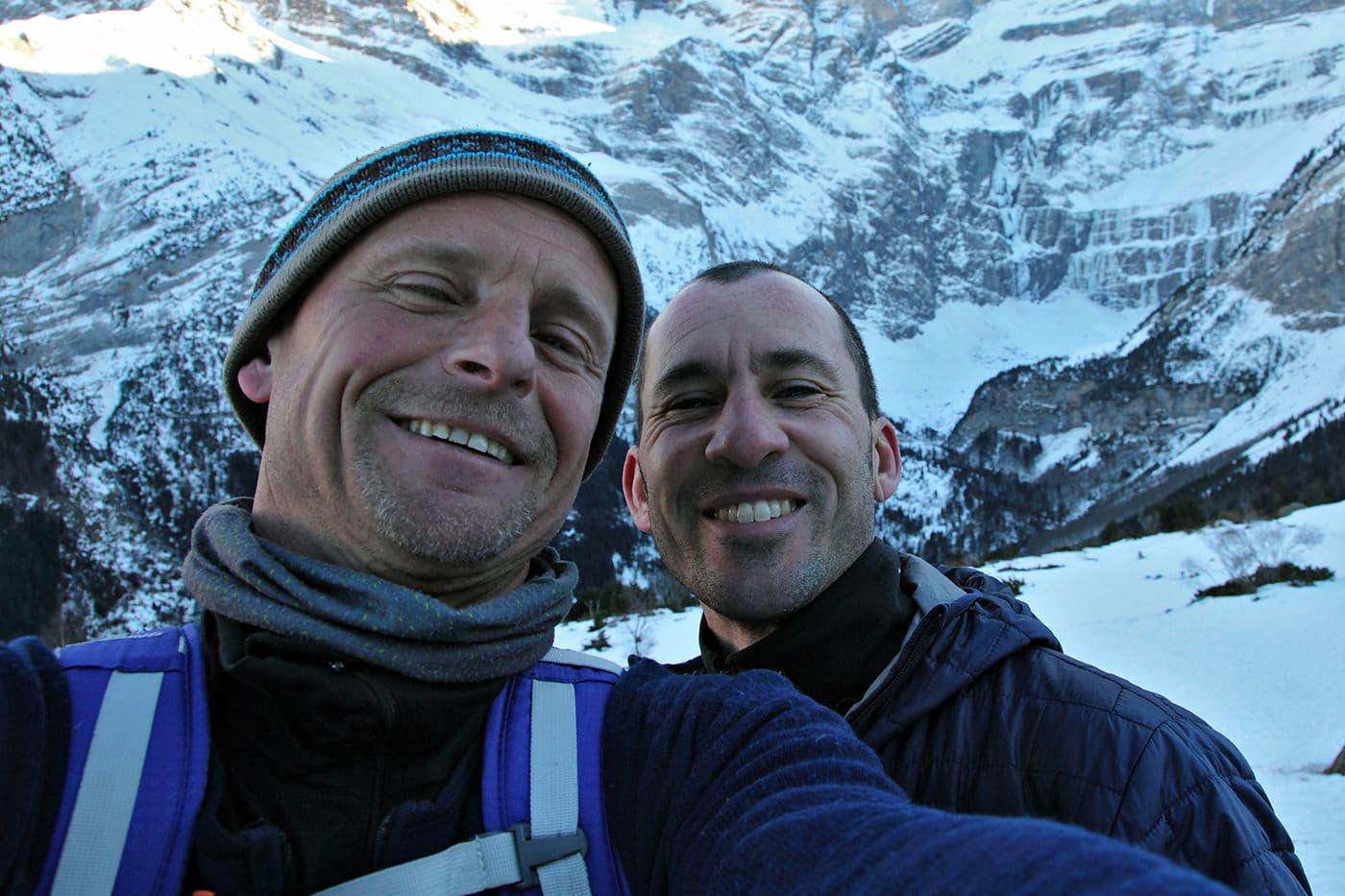 Gavarnie Montée Trois Étages Hiver Sortie Casque du Marboré — photo 15