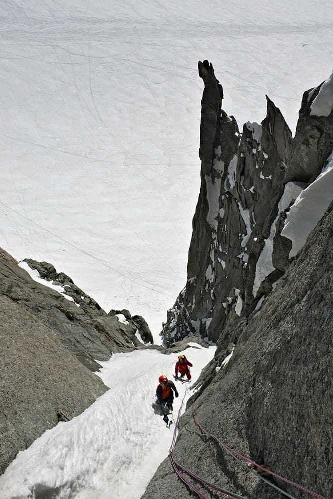 Goulottes Glace Massif Mont Blanc — photo 4