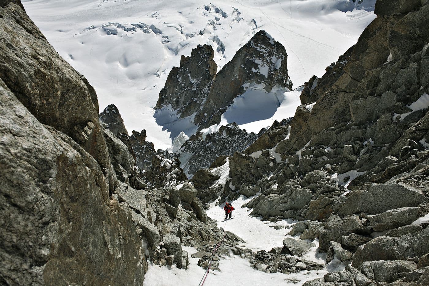 Goulottes Glace Massif Mont Blanc — photo 7