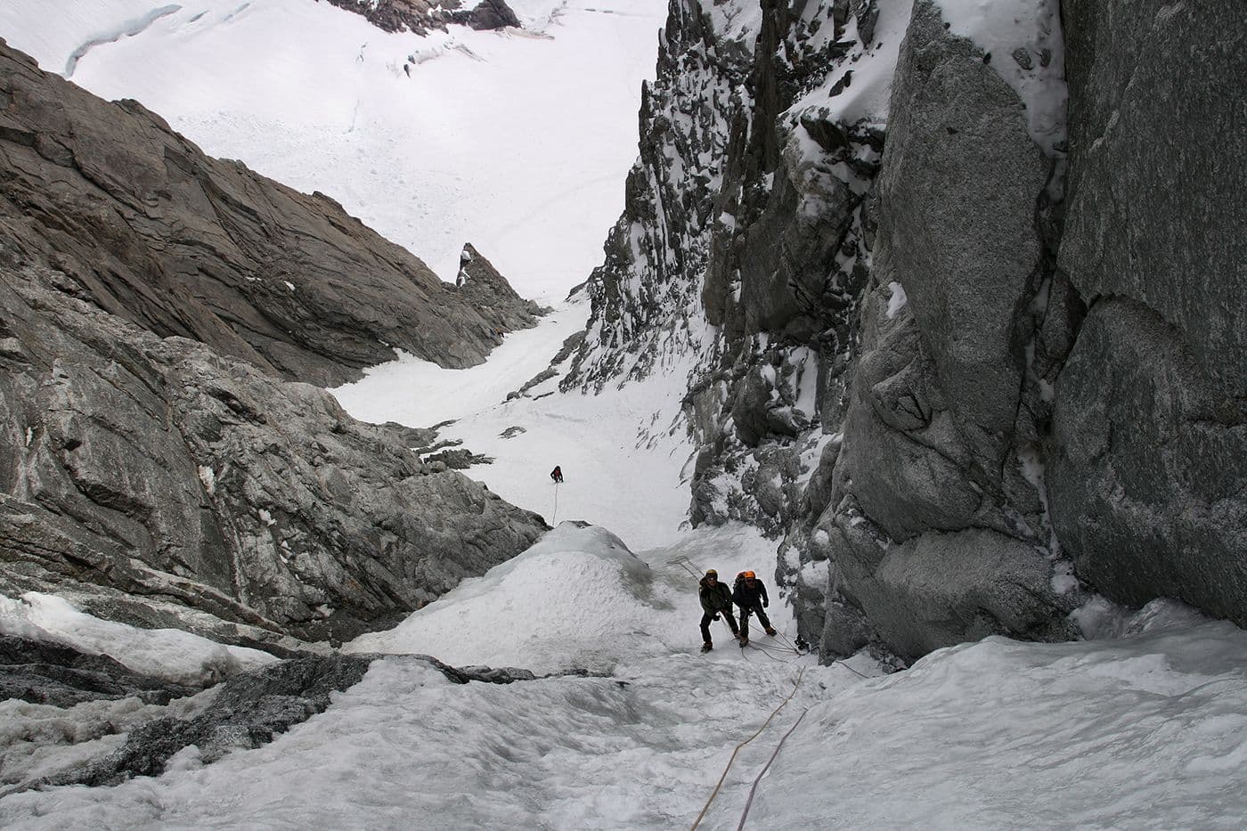 Goulottes Glace Massif Mont Blanc — photo 8
