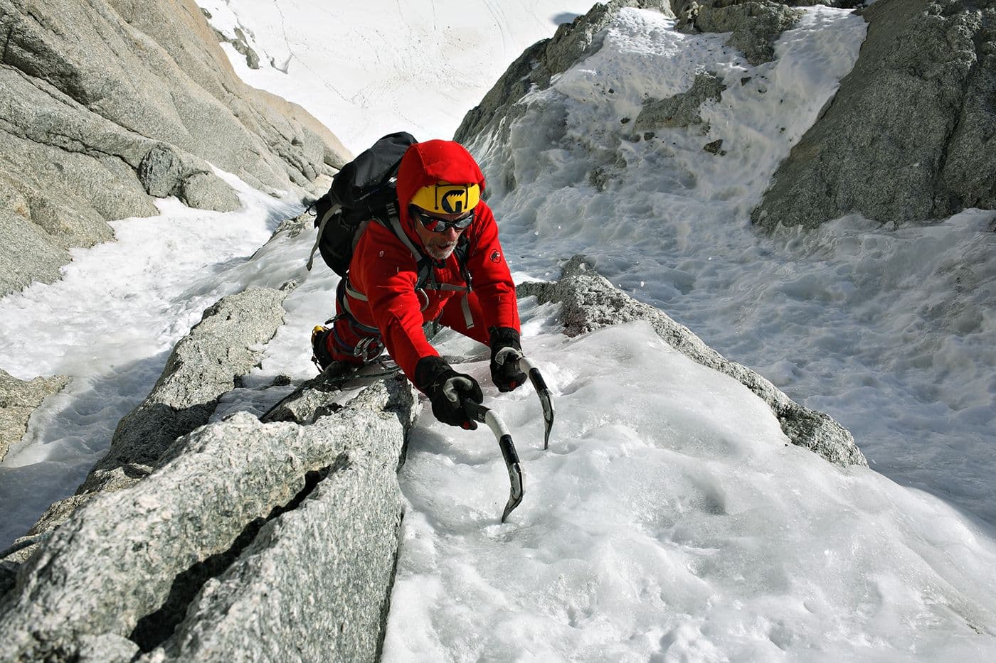 Goulottes Glace Massif Mont Blanc — photo 10