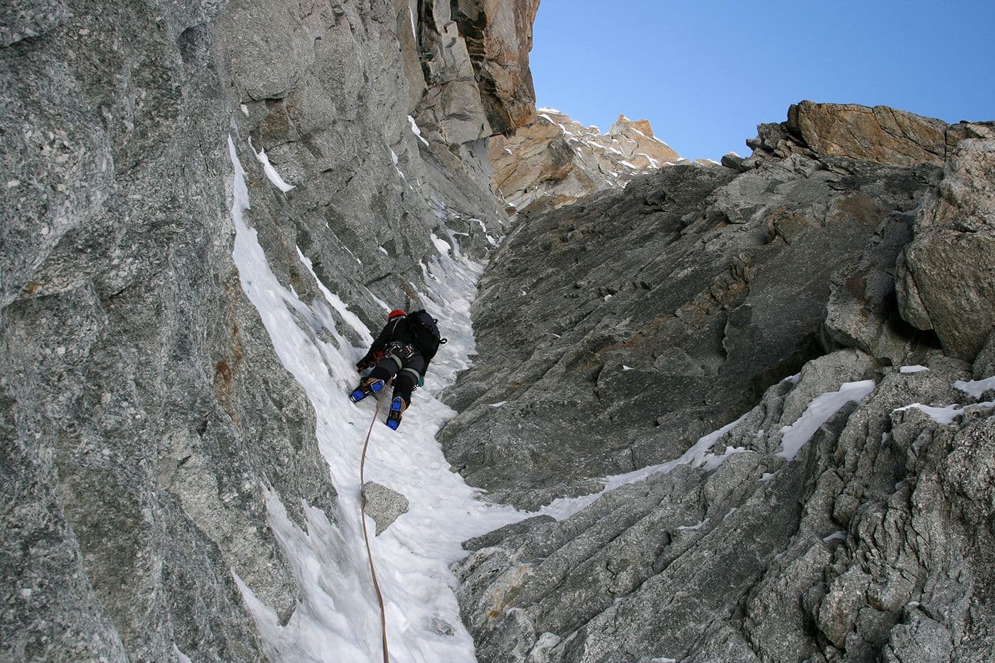 Goulottes Glace Massif Mont Blanc — photo 12