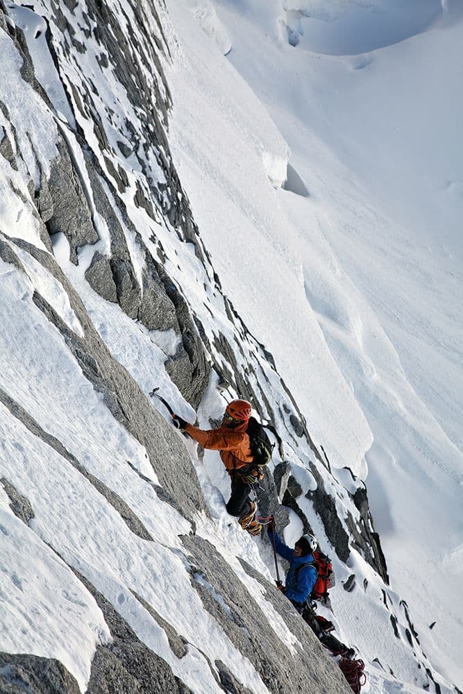 Goulottes Glace Massif Mont Blanc — photo 14