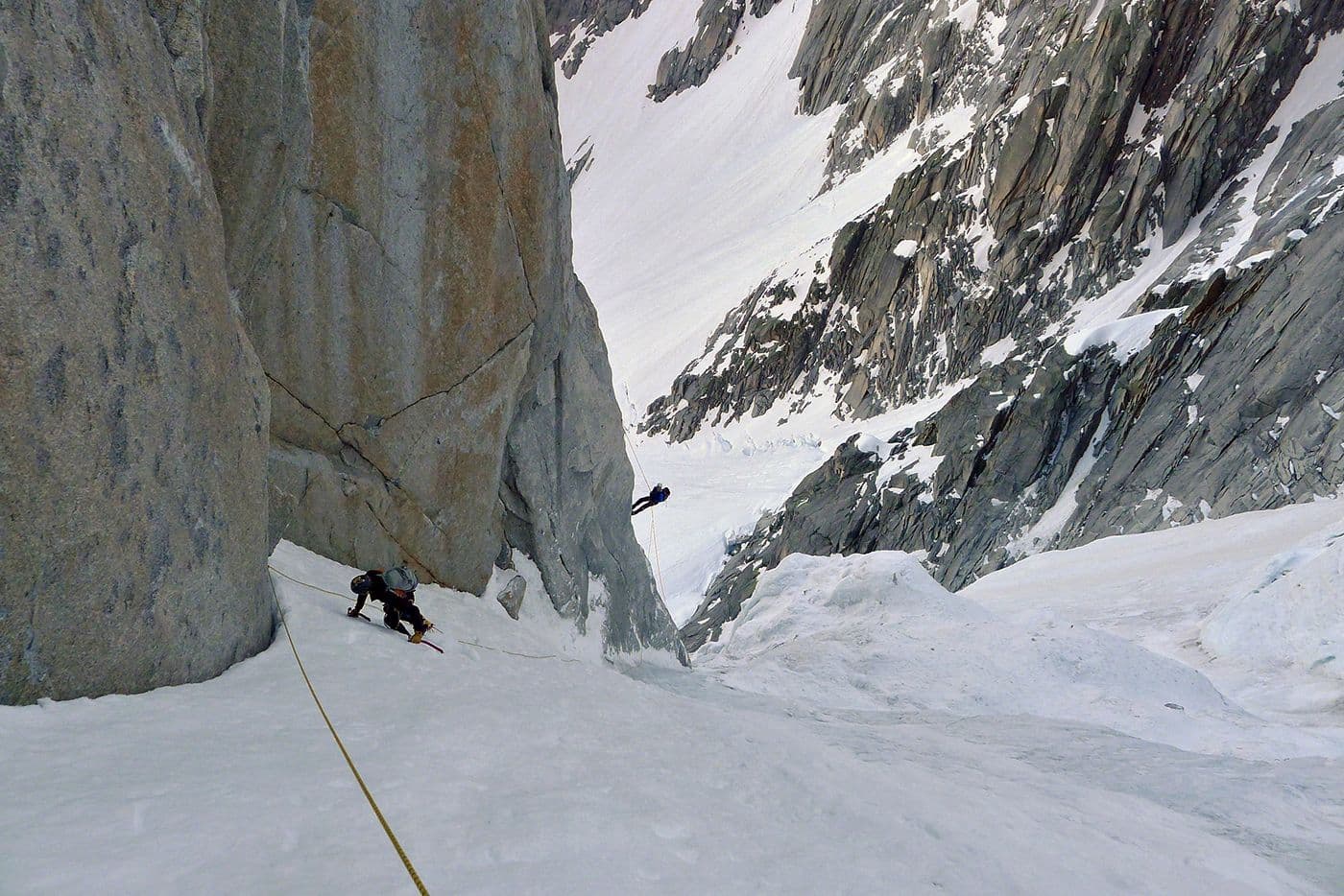 Goulottes Glace Massif Mont Blanc — photo 15
