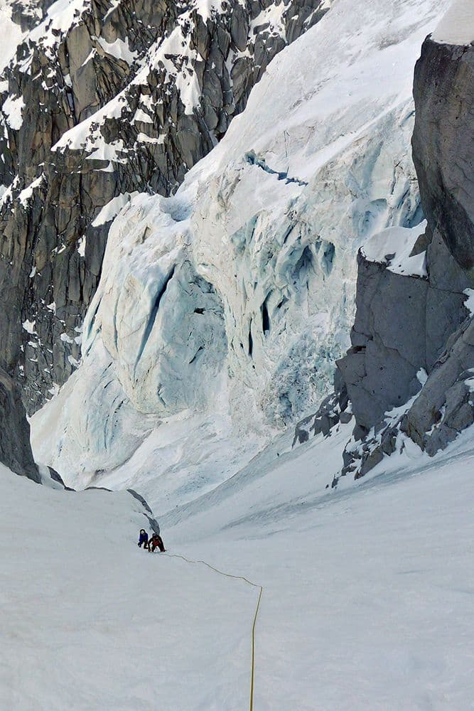 Goulottes Glace Massif Mont Blanc — photo 16