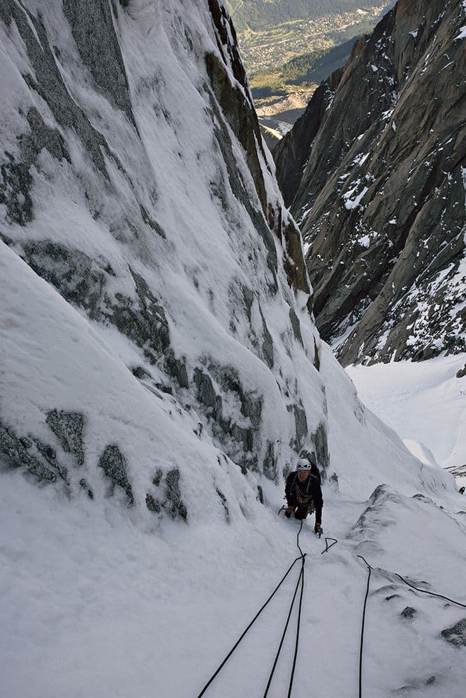 Goulottes Glace Massif Mont Blanc — photo 17