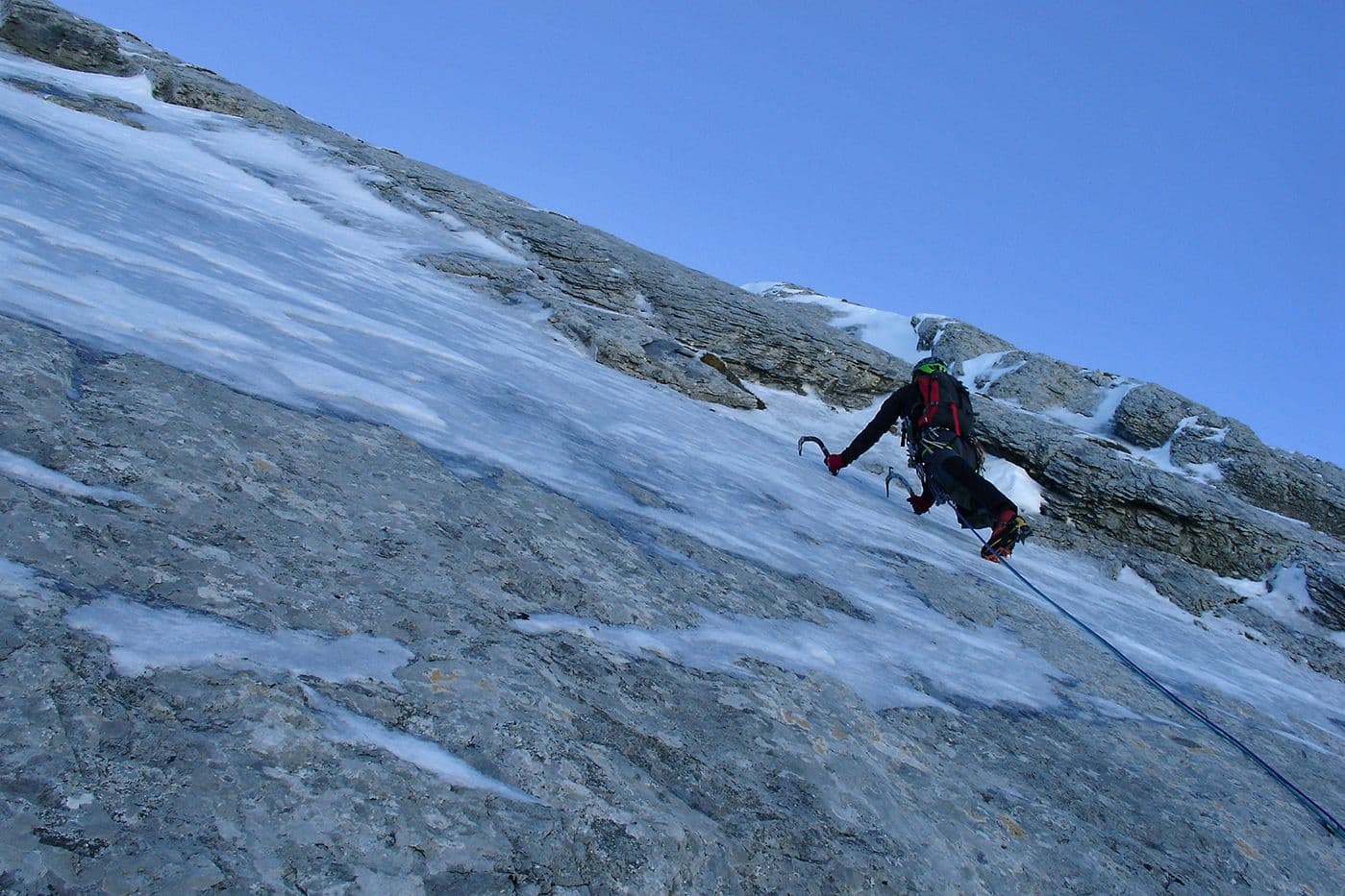 Escalades Placages Glace Pyrénées — photo 2