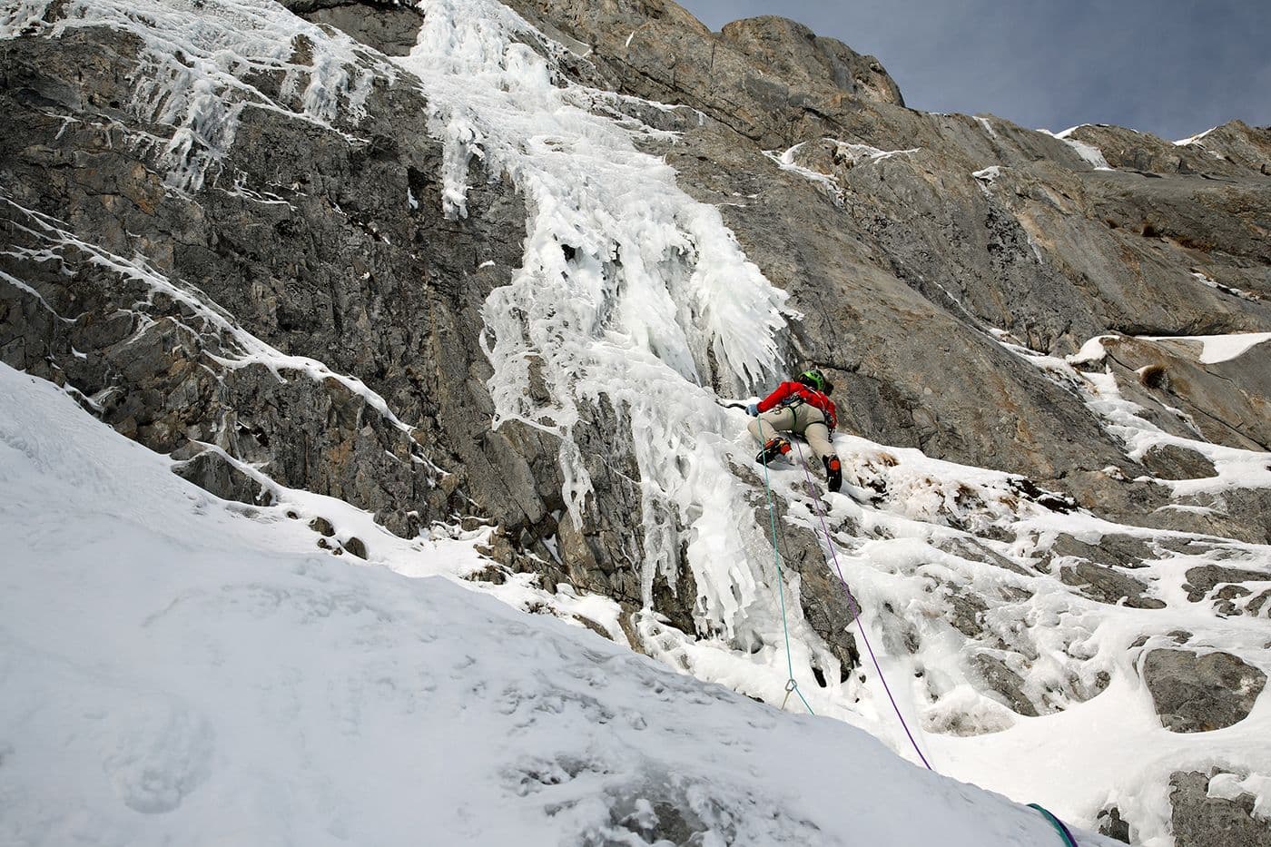 Escalades Placages Glace Pyrénées — photo 9