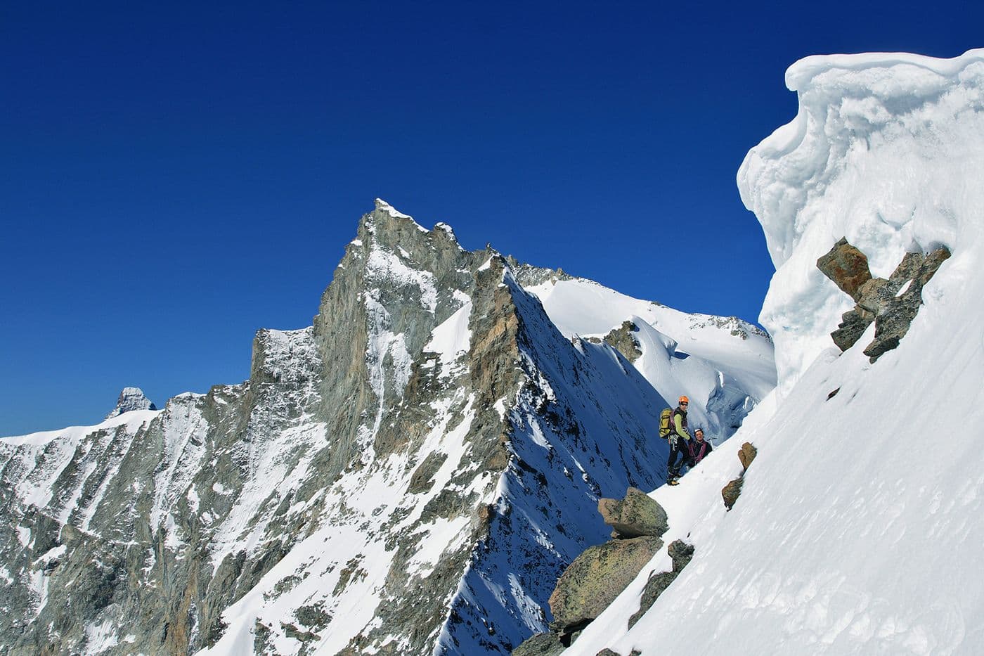 Traversée Pointes Moming Schali Weisshorn — photo 5