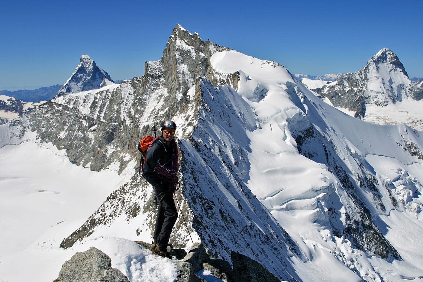 Traversée Pointes Moming Schali Weisshorn — photo 6