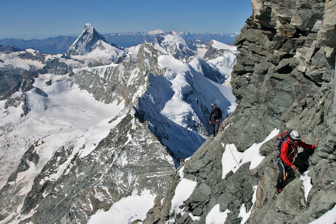 Traversée Pointes Moming Schali Weisshorn — photo 11