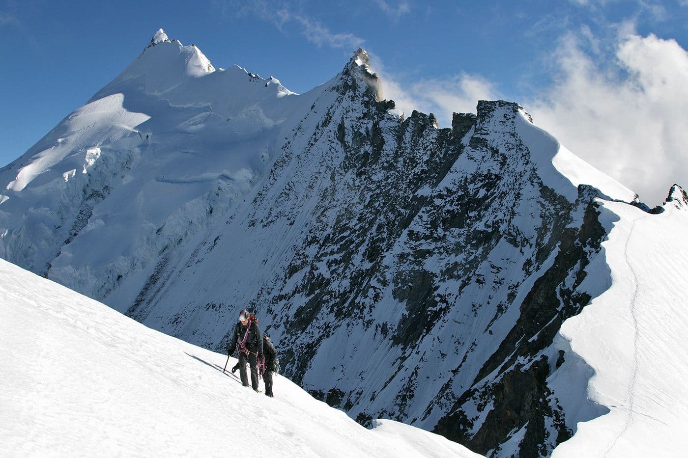 Traversée Pointes Moming Schali Weisshorn — photo 14