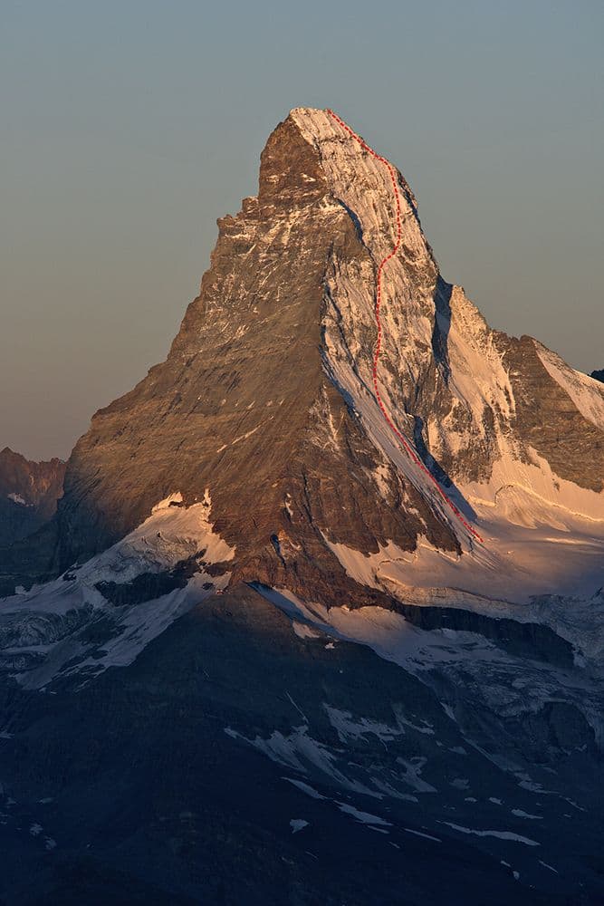 Solos Faces Nord Cervin Grandes Jorasses Grand Pilier d'Angle