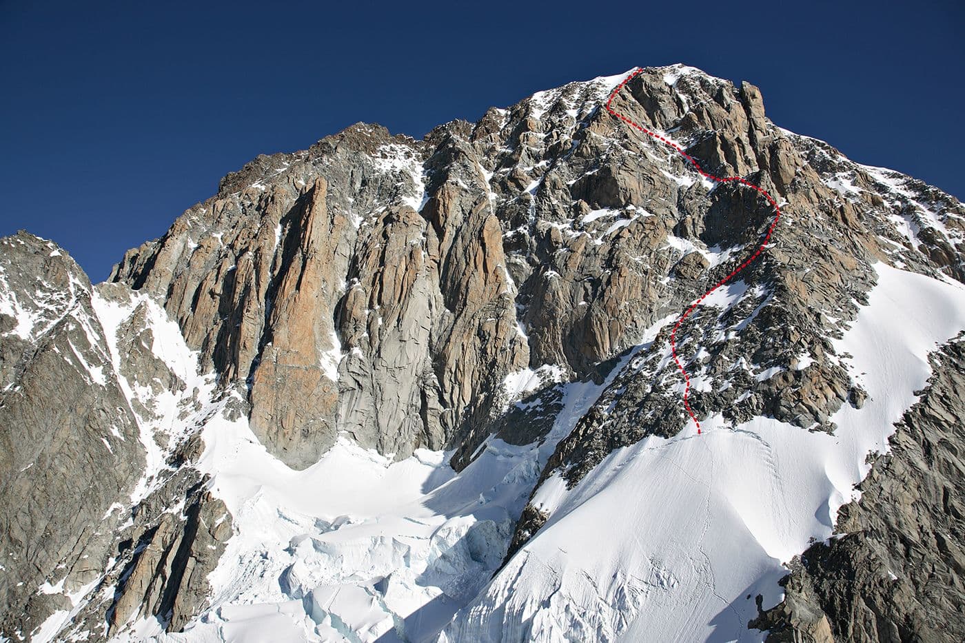 Arête Innominata Mont Blanc