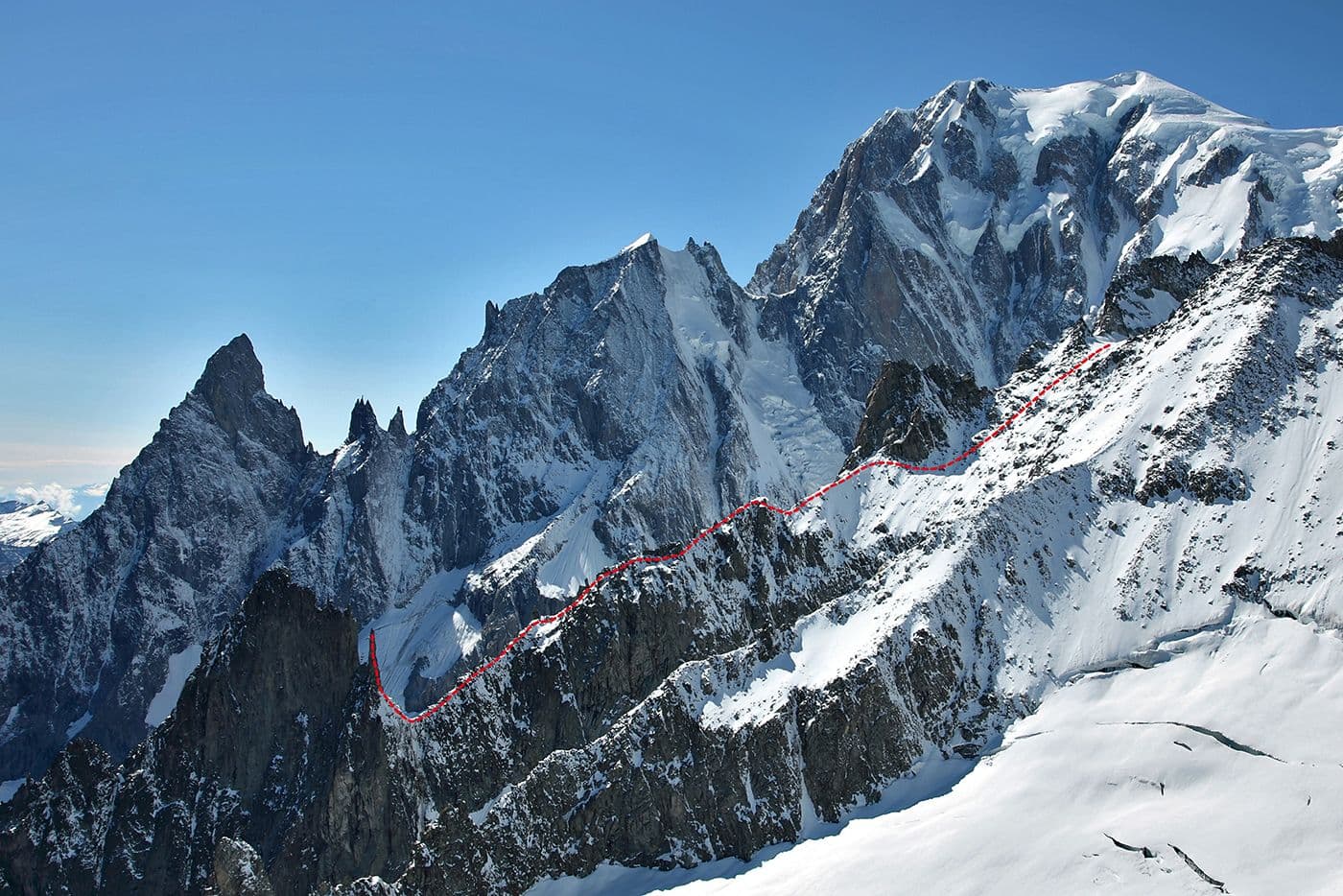 Escalade Père Éternel Aiguille Brenva