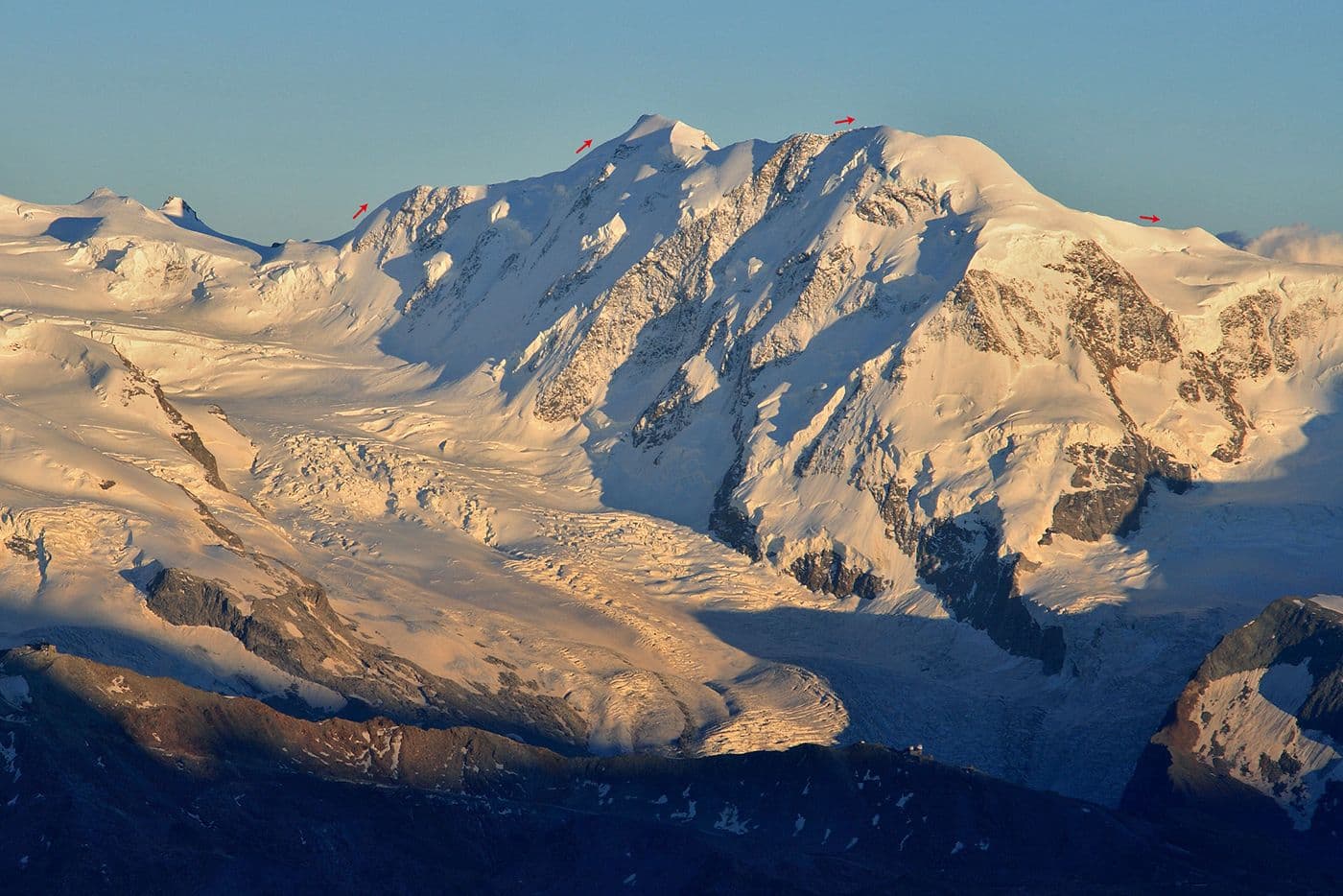 Traversée Lyskamm Valais Suisse