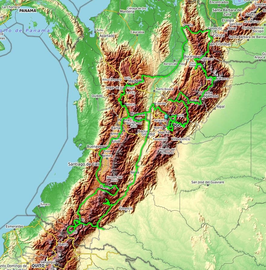Voyage Vélo Colombie Hiver 2022